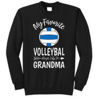 My Favorite Volleyball Player Calls Me Grandma Mothers Day Sweatshirt