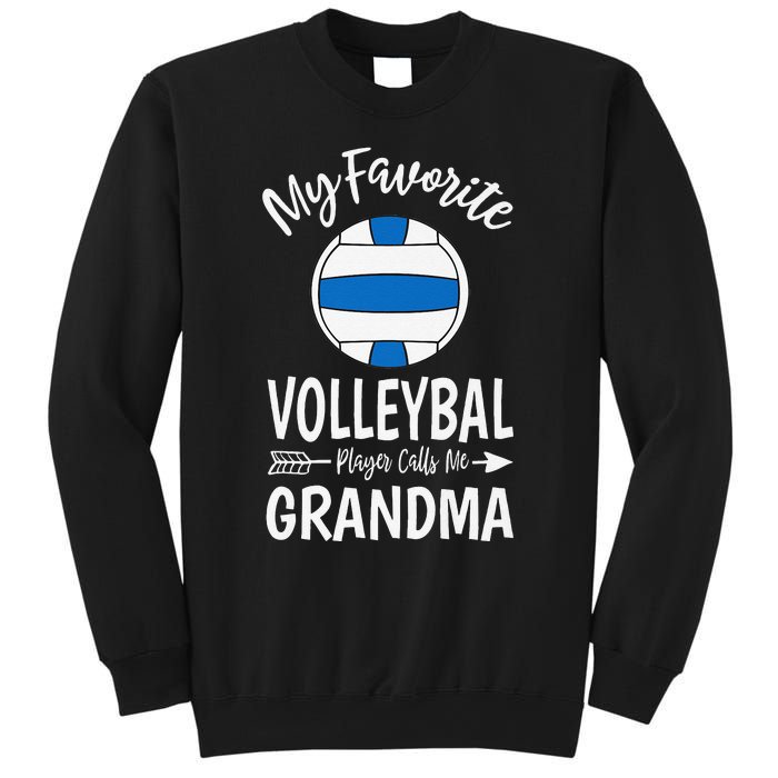 My Favorite Volleyball Player Calls Me Grandma Mothers Day Sweatshirt