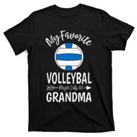 My Favorite Volleyball Player Calls Me Grandma Mothers Day T-Shirt