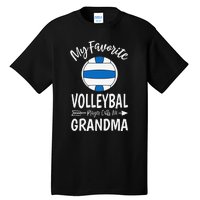 My Favorite Volleyball Player Calls Me Grandma Mothers Day Tall T-Shirt