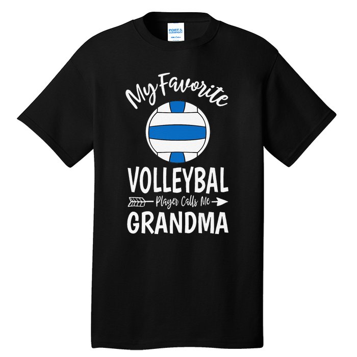 My Favorite Volleyball Player Calls Me Grandma Mothers Day Tall T-Shirt