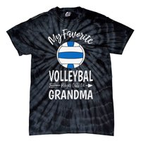 My Favorite Volleyball Player Calls Me Grandma Mothers Day Tie-Dye T-Shirt