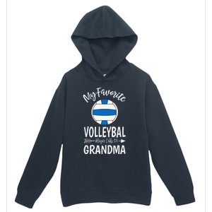 My Favorite Volleyball Player Calls Me Grandma Mothers Day Urban Pullover Hoodie