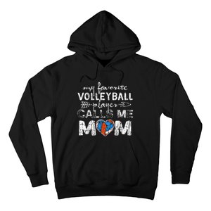 My Favorite volleyball Player Calls Me Mom Funny Mom fan Hoodie