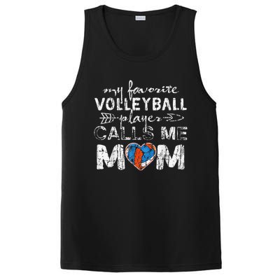 My Favorite volleyball Player Calls Me Mom Funny Mom fan PosiCharge Competitor Tank