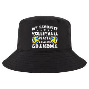 My Favorite Volleyball Player Calls Me Grandma Mother's Day Cool Comfort Performance Bucket Hat