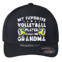 My Favorite Volleyball Player Calls Me Grandma Mother's Day Flexfit Unipanel Trucker Cap