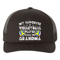 My Favorite Volleyball Player Calls Me Grandma Mother's Day Yupoong Adult 5-Panel Trucker Hat