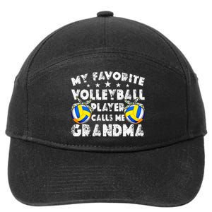 My Favorite Volleyball Player Calls Me Grandma Mother's Day 7-Panel Snapback Hat