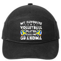 My Favorite Volleyball Player Calls Me Grandma Mother's Day 7-Panel Snapback Hat