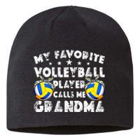 My Favorite Volleyball Player Calls Me Grandma Mother's Day Sustainable Beanie