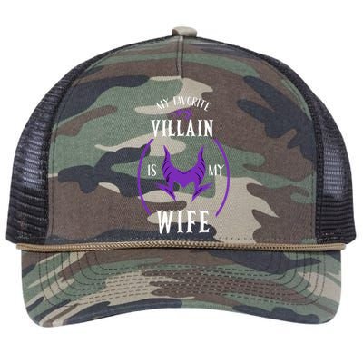 My Favorite Villain Is My Wife The Best Gift For Husband Retro Rope Trucker Hat Cap