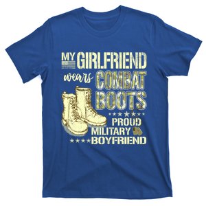 My Friend Wears Combat Boots Gift Proud Military Friend Meaningful Gift T-Shirt