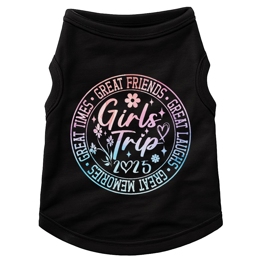 Matching Friends Weekend Sisters Vacation Trip 2025 Doggie Tank