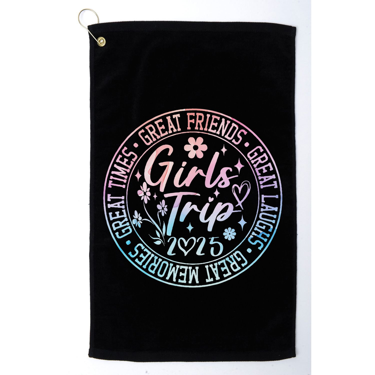 Matching Friends Weekend Sisters Vacation Trip 2025 Golf Towel
