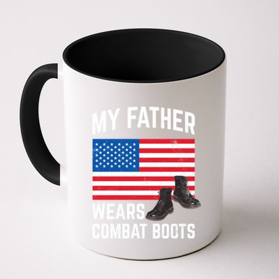My Father Wears Combat Boots For Soldier Support Cute Gift Mug