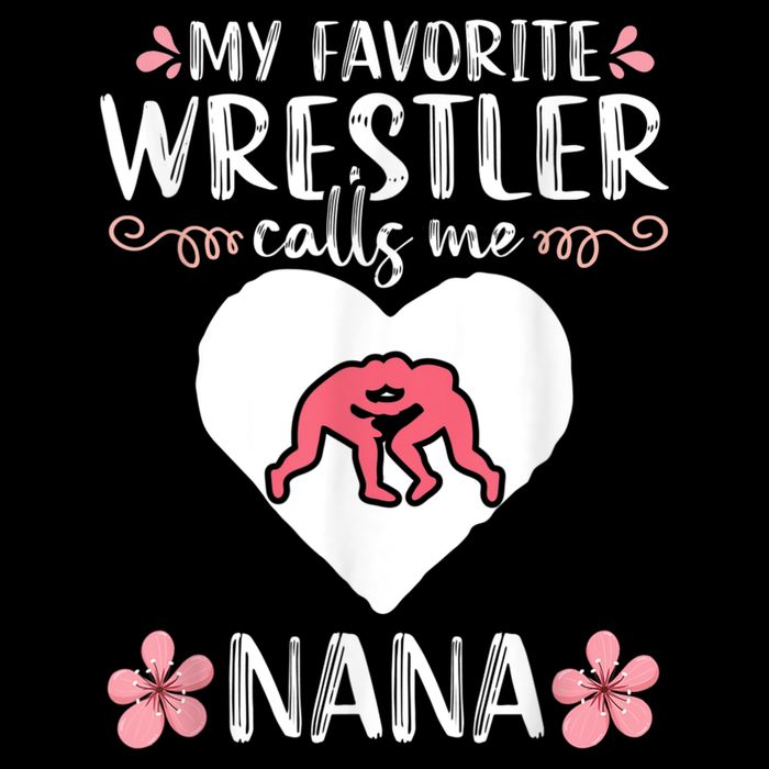 My Favorite Wrestler Calls Me Nana Wrestling Women Drawstring Bag