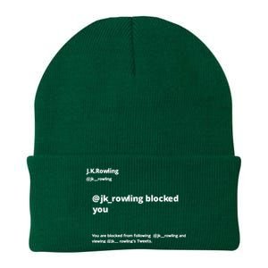 Miss Freda Wallace Jk Rowling Blocked You You Are Blocked From Following Knit Cap Winter Beanie