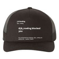 Miss Freda Wallace Jk Rowling Blocked You You Are Blocked From Following Yupoong Adult 5-Panel Trucker Hat