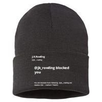 Miss Freda Wallace Jk Rowling Blocked You You Are Blocked From Following Sustainable Knit Beanie