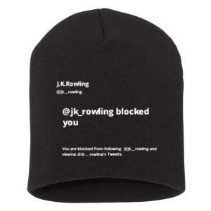 Miss Freda Wallace Jk Rowling Blocked You You Are Blocked From Following Short Acrylic Beanie