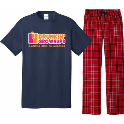 Mimosas For Wo Funny Drunkin Grownups Drinking Pajama Set