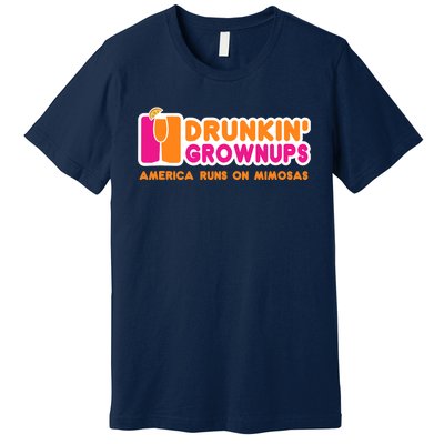 Mimosas For Wo Funny Drunkin Grownups Drinking Premium T-Shirt