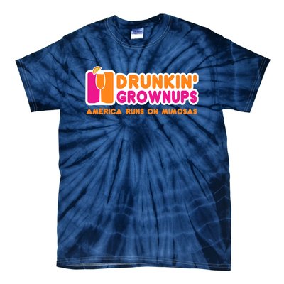 Mimosas For Wo Funny Drunkin Grownups Drinking Tie-Dye T-Shirt