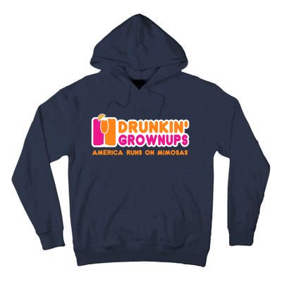 Mimosas For Wo Funny Drunkin Grownups Drinking Tall Hoodie