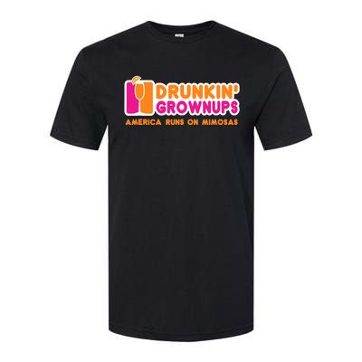 Mimosas For Wo Funny Drunkin Grownups Drinking Softstyle CVC T-Shirt