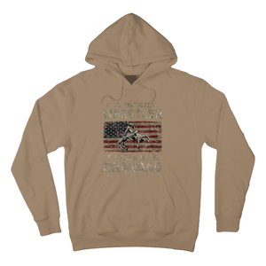 My Favorite Wrestler Calls Me Grandad FatherS Day Usa Flag Hoodie