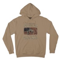 My Favorite Wrestler Calls Me Grandad FatherS Day Usa Flag Hoodie