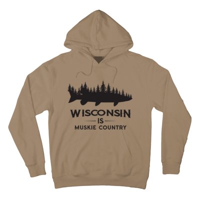 Musky Fishing Wisconsin Is Muskie Country Hoodie