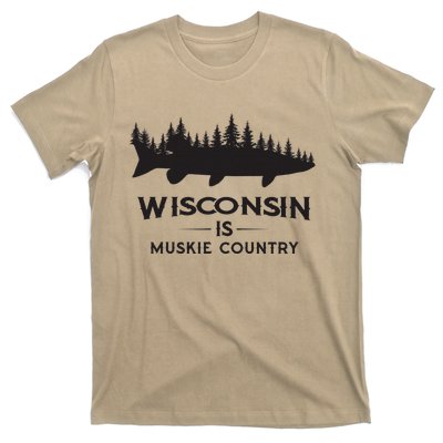 Musky Fishing Wisconsin Is Muskie Country T-Shirt