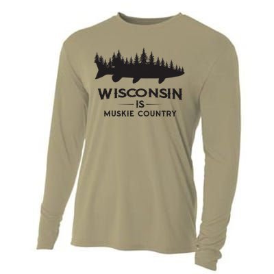 Musky Fishing Wisconsin Is Muskie Country Cooling Performance Long Sleeve Crew