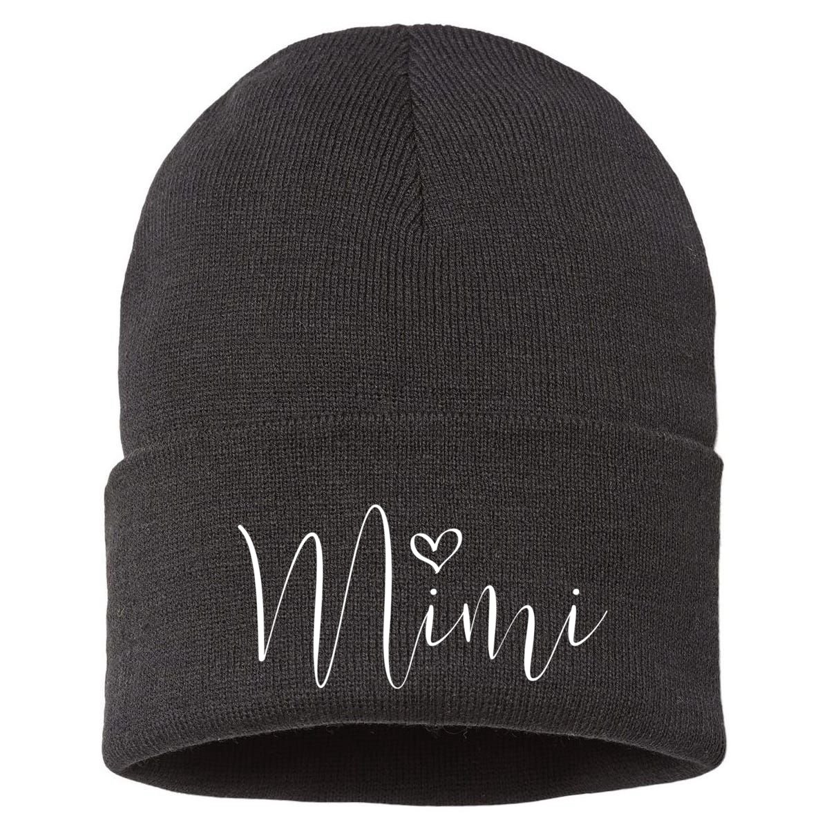 Mimi For Woman Grandma Birthday Mothers Day Sustainable Knit Beanie