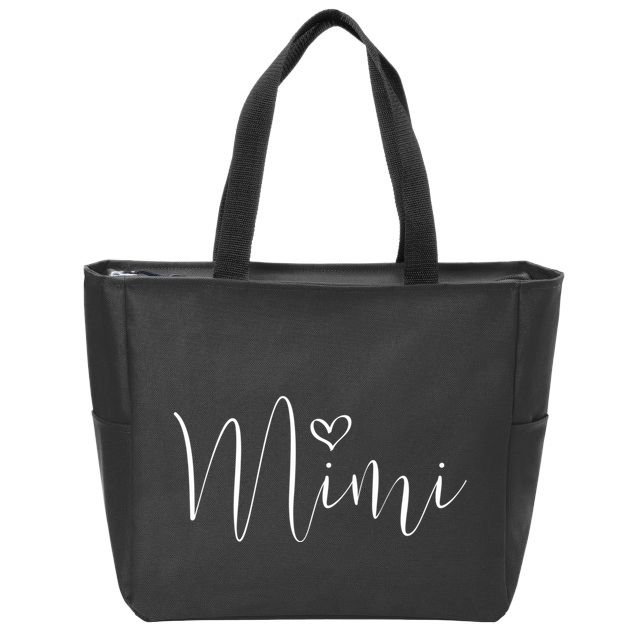 Mimi For Woman Grandma Birthday Mothers Day Zip Tote Bag
