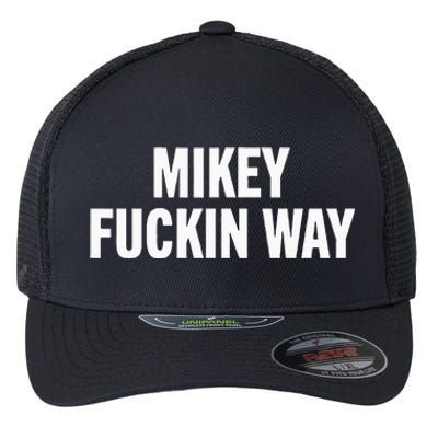 mikey fuckin ways Flexfit Unipanel Trucker Cap