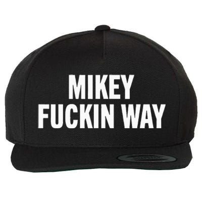 mikey fuckin ways Wool Snapback Cap