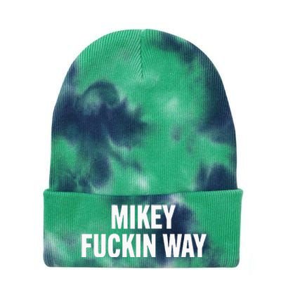 mikey fuckin ways Tie Dye 12in Knit Beanie