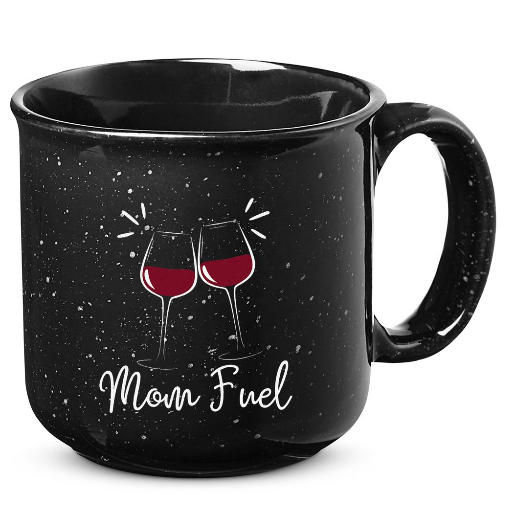 Mom Fuel Wine Lover Funny MomS Wine Celebration Women Gifts 15oz Campfire Ceramic Mug
