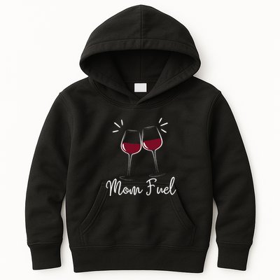 Mom Fuel Wine Lover Funny MomS Wine Celebration Women Gifts Kids Hoodie