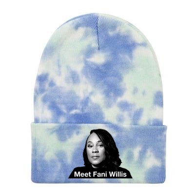 Meet Fani Willis Tie Dye 12in Knit Beanie