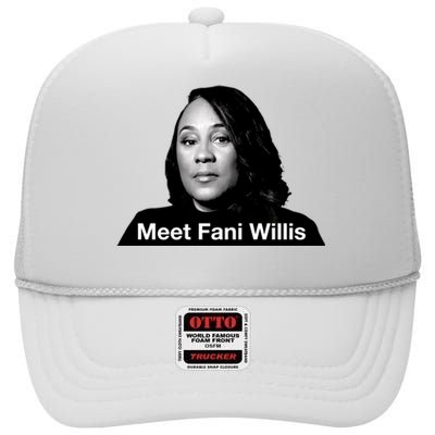 Meet Fani Willis High Crown Mesh Back Trucker Hat