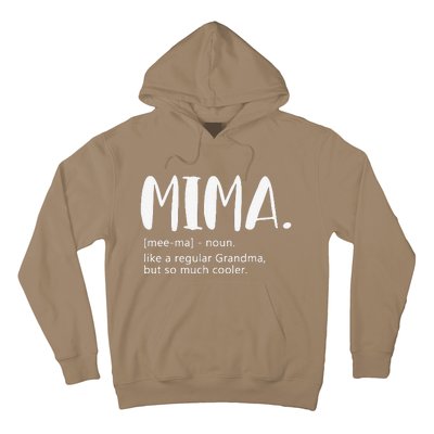 Mima For Women Mother's Day Idea For Grandma Mima Hoodie