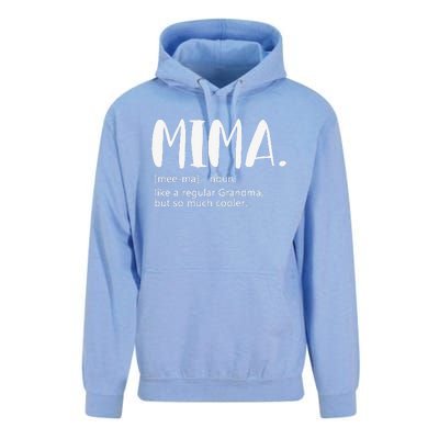 Mima For Women Mother's Day Idea For Grandma Mima Unisex Surf Hoodie