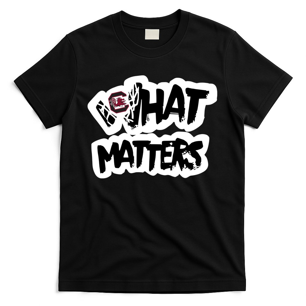 Milaysia Fulwiley Wearing South Carolina What Matters T-Shirt