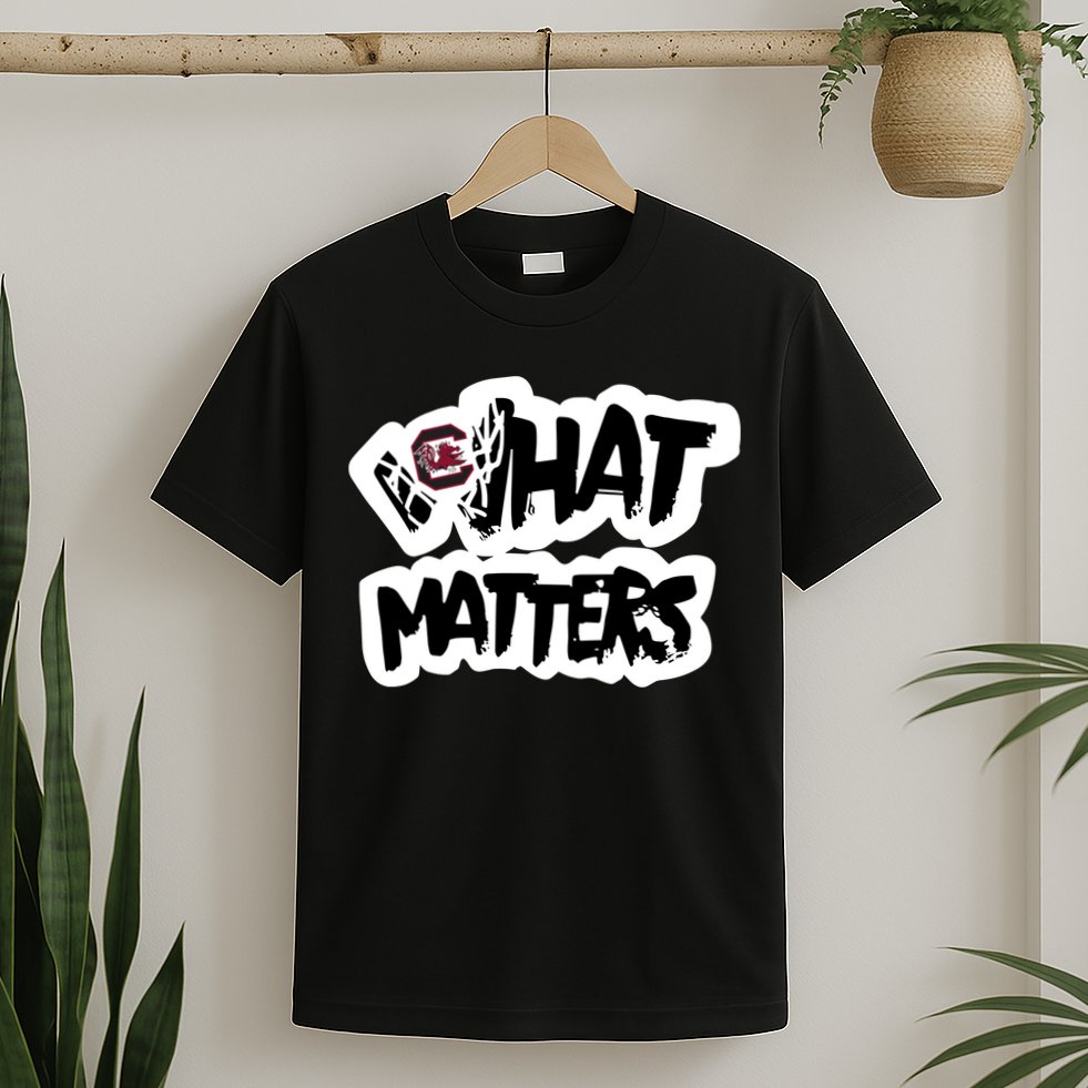 Milaysia Fulwiley Wearing South Carolina What Matters T-Shirt