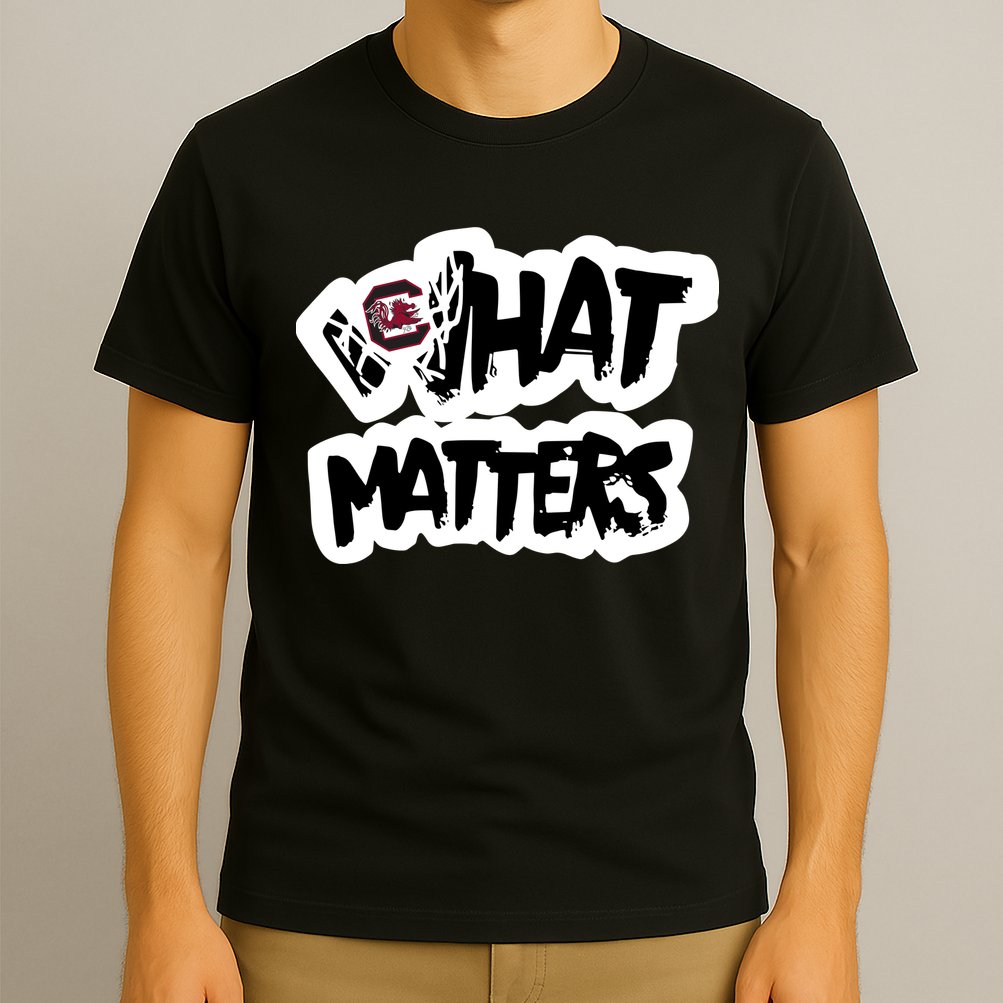 Milaysia Fulwiley Wearing South Carolina What Matters T-Shirt