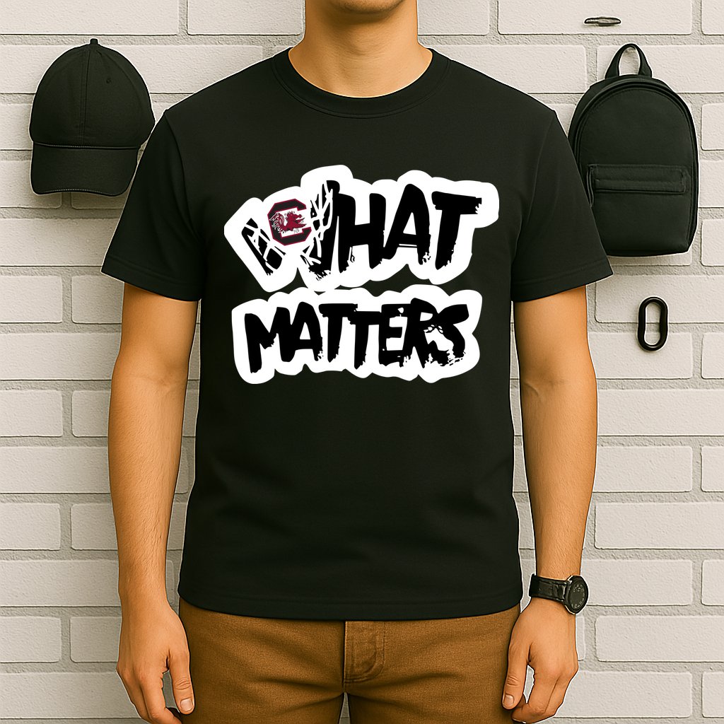Milaysia Fulwiley Wearing South Carolina What Matters T-Shirt